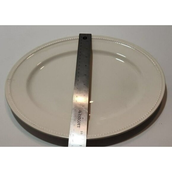 Vtg Royal Stafford Fine Earthenware "Portsmouth" Ivory Platter - Picture 7 of 7